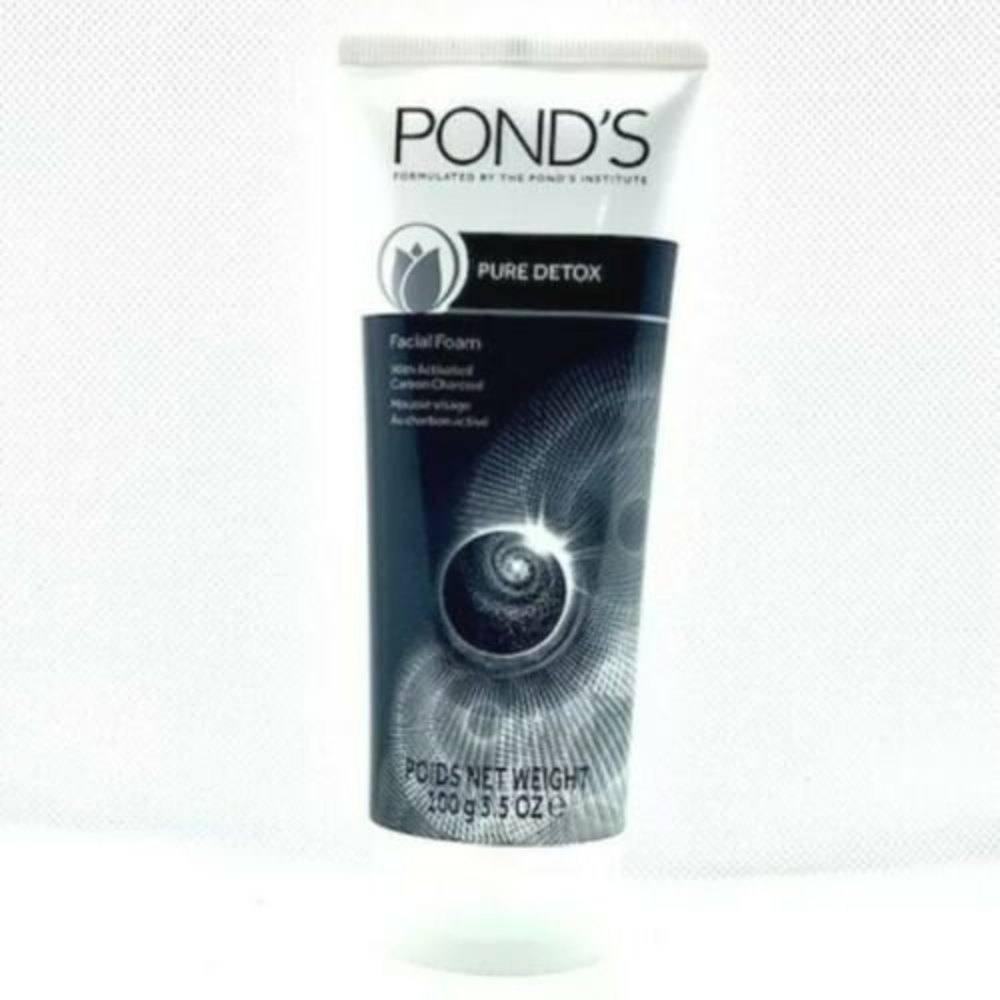 Pond's Pure Detox Facial Foam Deep Cleanser with Activated Carbon Charcoal 3.5oz